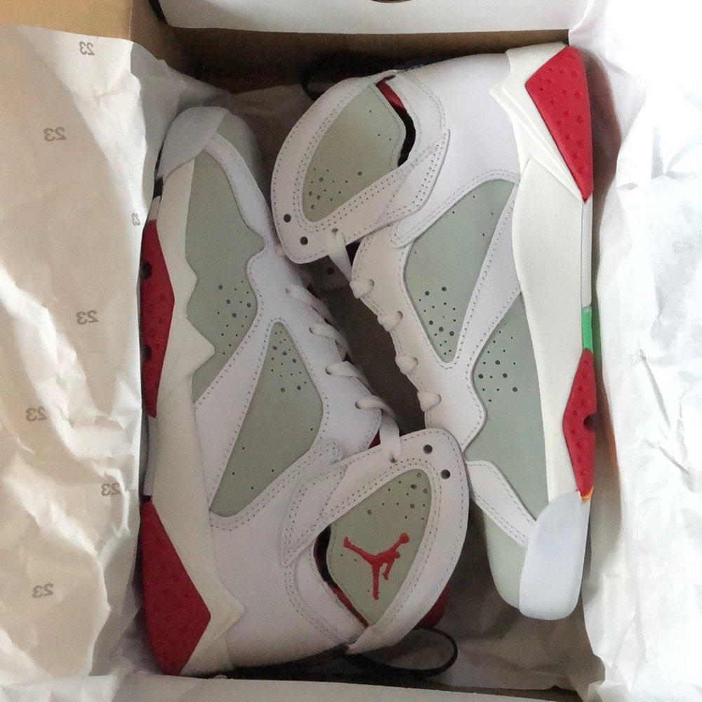 NIKE AIR JORDAN 7 VII RETRO BG “HARE” 5Y/6.5 Women